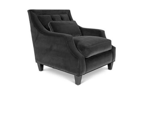 Cambridge charcoal Lounge Chair by KHL