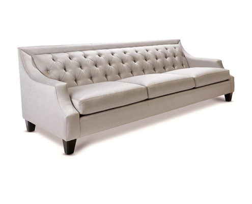 Angled View of Cambridge tufted back Sofa by KHL