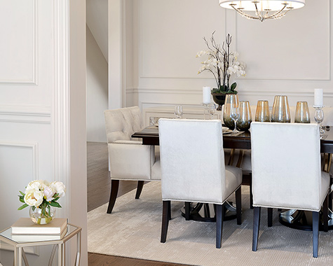 KHL Ashford dining chairs at a dining room table