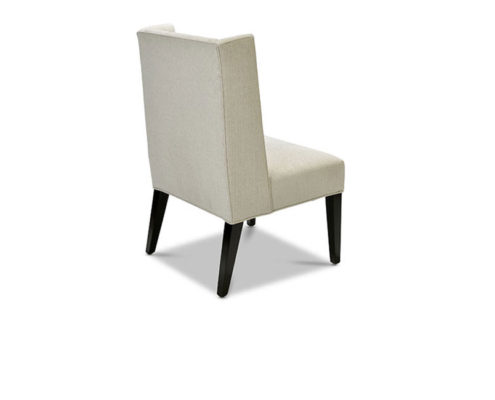 Rear view of Pembrook wingback, tufted Dining Chair by KHL