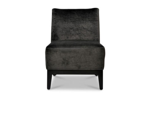 front view of Alexandra armless blendown Lounge Chair by KHL