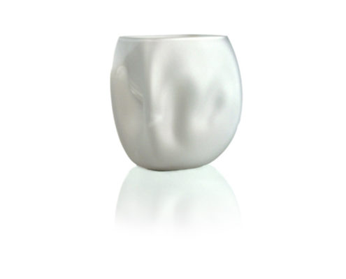 White Mini Soft Box Accessory by Tsunami Glassworks