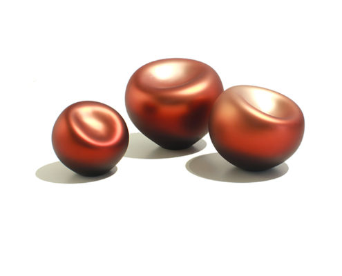Ruby Soft Round Pearl Accessory by Tsunami Glassworks